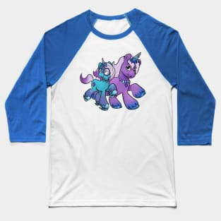 Sparkle Ponies Baseball T-Shirt